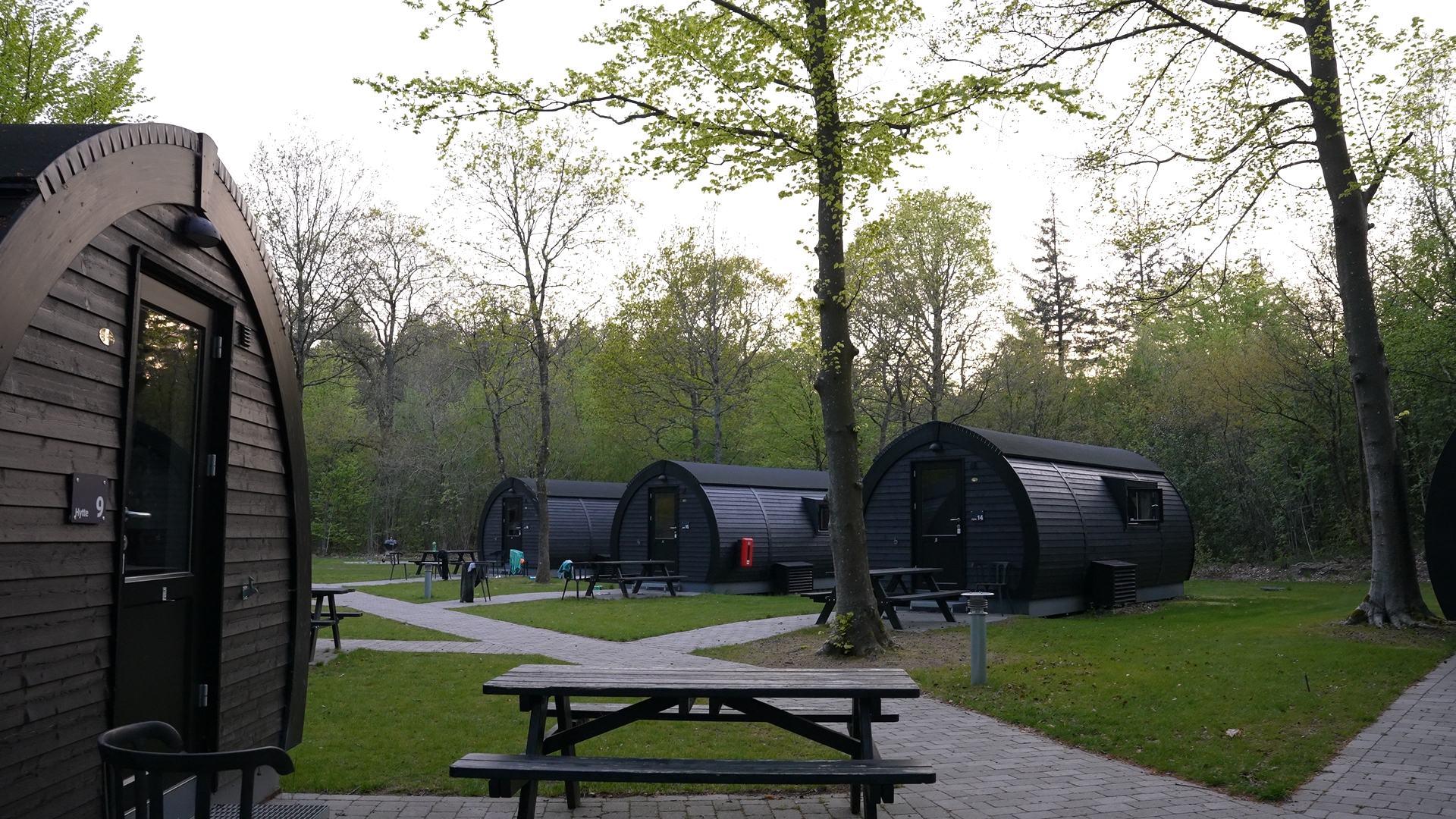 Hytter ved Sportspark Blåvandshuk