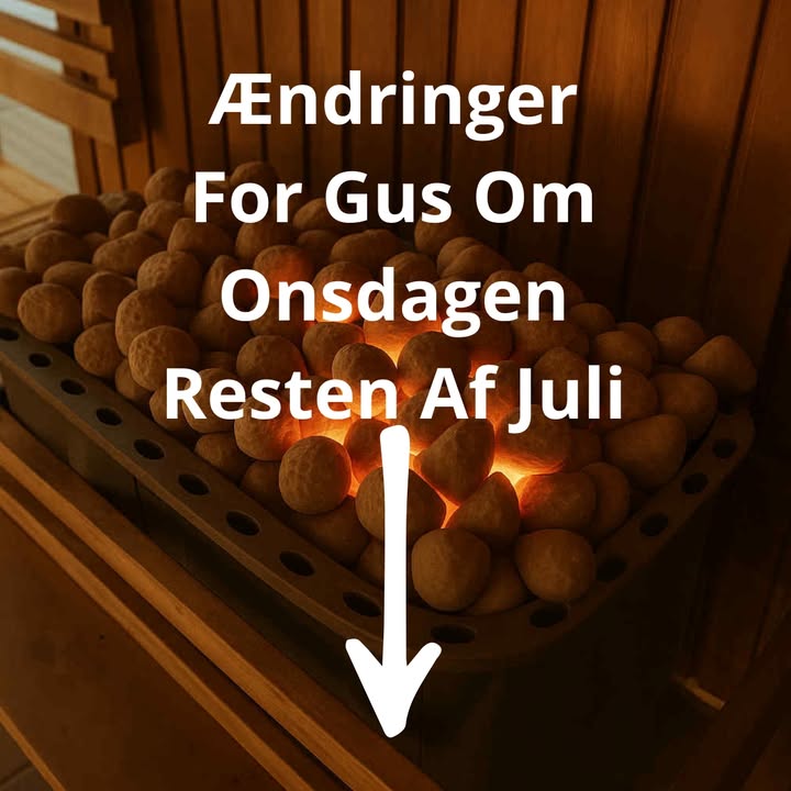 Ændring til onsdagsgus i resten af juli 🔥

Vi justerer lidt 